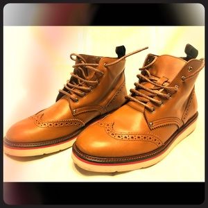 Gucci Brown Leather Ankle Boots